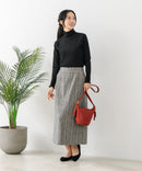 【C-FORT POINT/フォートポイント】リブハイネック ニットプルオーバー