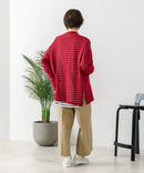 【C-FORTPOINT/フォートポイント】シャリシャリ　シアーロングカーディガン