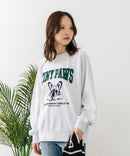 【C-FORT POINT/フォートポイント】アニマルプリント(フレンチブルドッグ) スウェットトレーナー