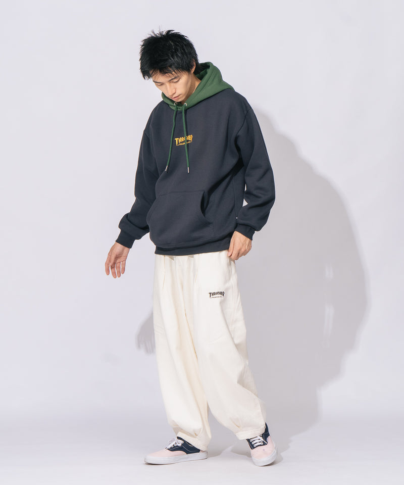 【THRASHER/スラッシャー】ワイドバルーンデニムパンツ zo