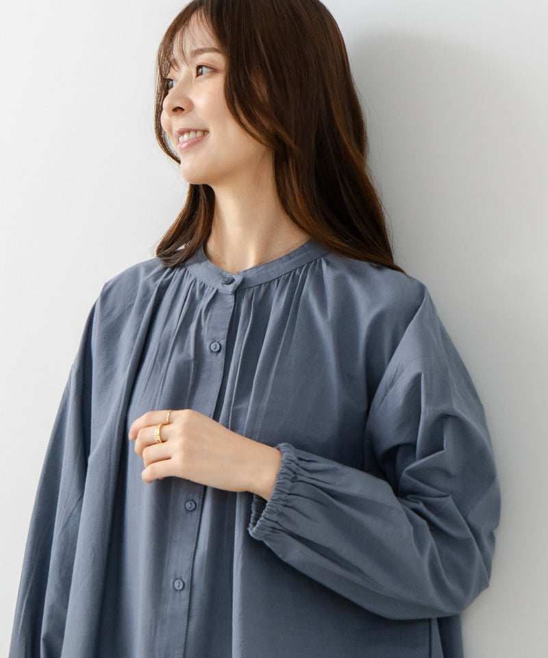 【FORT POINT/フォートポイント】スカラップ 刺繍 ブラウス