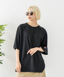 【SAVIER/サビアー】×【ZERO STAIN/ゼロステイン】コラボ ラグランスリーブ ポケット付 Tシャツ