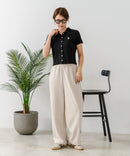 【U.S. POLO ASSN./ユーエスポロアッスン】ワンポイントロゴ刺繍 スムースカットソーシャツ