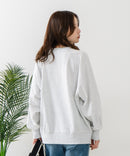 【C-FORT POINT/フォートポイント】アニマルプリント(フレンチブルドッグ) スウェットトレーナー