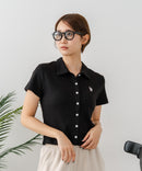 【U.S. POLO ASSN./ユーエスポロアッスン】ワンポイントロゴ刺繍 スムースカットソーシャツ