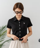 【U.S. POLO ASSN./ユーエスポロアッスン】ワンポイントロゴ刺繍 スムースカットソーシャツ
