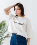 【CONVERSE/コンバース】×【TOM AND JERRY/トムとジェリー】ブランドロゴ 刺繍 オーバーサイズ Tシャツzo