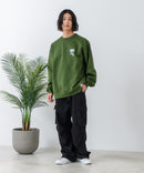 【BEN DAVIS/ベンデイヴィス】裏起毛バックプリントクルーネックスウェットトレーナー zo