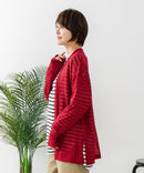 【C-FORTPOINT/フォートポイント】シャリシャリ　シアーロングカーディガン