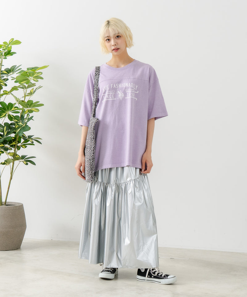 ピグメントプリントＴシャツ【U.S. POLO ASSN./ユーエスポロアッスン】　　　　　　　　　　　　　　　　　　　　　　　　　　　　　　　　　　　　　　　　　　　　　　　　　　　　　　　　　　　　