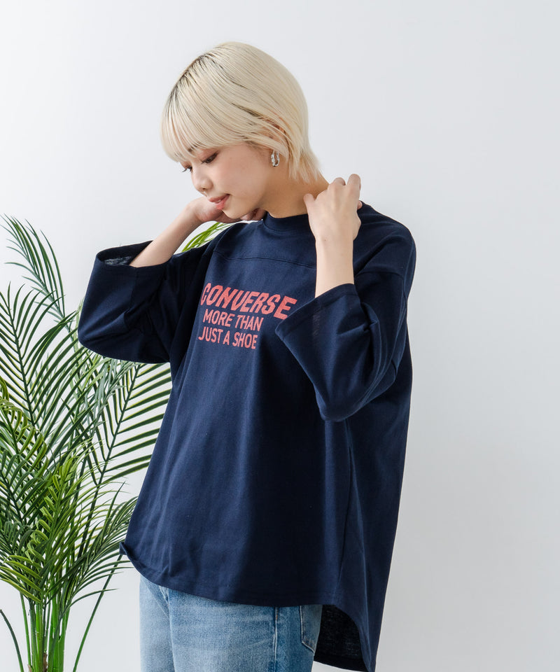 ８分袖裾 ラウンド Tシャツ CONVERSE コンバース