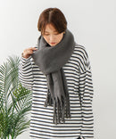 【C-FORTPOINT/フォートポイント】フリンジ使いマフラー