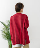 【C-FORTPOINT/フォートポイント】シャリシャリ　シアーロングカーディガン