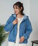 【C-FORT POINT/フォートポイント】フード付き デニムジャケット デニムジップパーカー ❘ジーンズメイト公式オンラインショップ