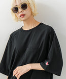 【SAVIER/サビアー】×【ZERO STAIN/ゼロステイン】コラボ ラグランスリーブ ポケット付 Tシャツ