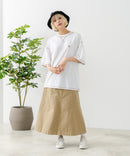 【OUTDOOR EXCHANGE/アウトドアエクスチェンジ】×【ZERO STAIN/ゼロステイン】コラボ 配色 3本針ステッチ クルーネック Tシャツ