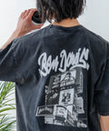 【BEN DAVIS/ベンデイビス】パウダーブリーチ加工 Tシャツ 半袖 クルーネック オーバーサイズ