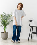 【sanrio/サンリオ】【ゆったりルーズシルエット】日焼けキャラクター サガラ刺繍Tシャツ ハローキティ クロミ ポチャッコ y2k 平成レトロ