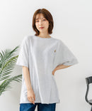 【sanrio/サンリオ】【ゆったりルーズシルエット】日焼けキャラクター サガラ刺繍Tシャツ ハローキティ クロミ ポチャッコ y2k 平成レトロ