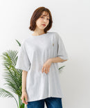 【sanrio/サンリオ】【ゆったりルーズシルエット】日焼けキャラクター サガラ刺繍Tシャツ ハローキティ クロミ ポチャッコ y2k 平成レトロ