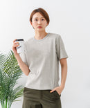 【C-FORTPOINT/フォートポイント】【細見え スタイルアップ効果】細ボーダー ジャガードリブTシャツ 着痩せ きれいめ オフィス 通勤 大人カジュアル フレンチシック