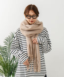 【C-FORTPOINT/フォートポイント】フリンジ使いマフラー