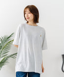 【sanrio/サンリオ】【ゆったりルーズシルエット】日焼けキャラクター サガラ刺繍Tシャツ ハローキティ クロミ ポチャッコ y2k 平成レトロ