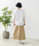 【OUTDOOR EXCHANGE/アウトドアエクスチェンジ】×【ZERO STAIN/ゼロステイン】コラボ 配色 3本針ステッチ クルーネック Tシャツ