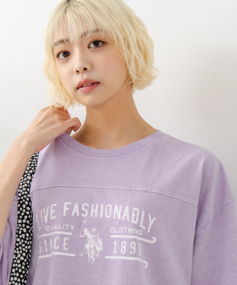 ピグメントプリントＴシャツ【U.S. POLO ASSN./ユーエスポロアッスン】　　　　　　　　　　　　　　　　　　　　　　　　　　　　　　　　　　　　　　　　　　　　　　　　　　　　　　　　　　　　
