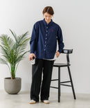 【U.S. POLO ASSN./ユーエスポロアッスン】ワンポイントロゴ刺繍 ブロードシャツ