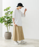 【OUTDOOR EXCHANGE/アウトドアエクスチェンジ】×【ZERO STAIN/ゼロステイン】コラボ 配色 3本針ステッチ クルーネック Tシャツ