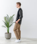 ZEROSTAIN フェイクレイヤード ビッグシルエット 切り替えデザイン 7分袖Tシャツ 汗染みの目立ちにくいTシャツ 防汚 UVカット