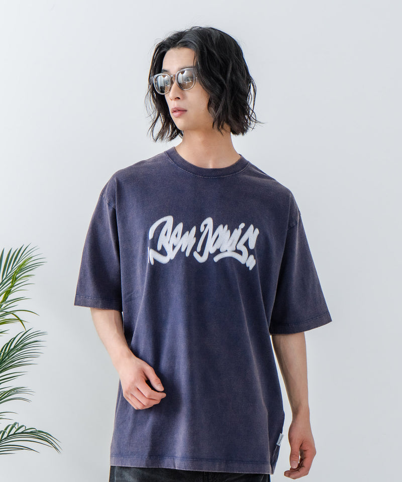 【BEN DAVIS/ベンデイビス】パウダーブリーチ加工 Tシャツ 半袖 クルーネック オーバーサイズ