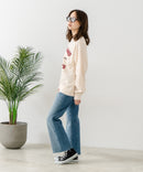 【C-FORT POINT/フォートポイント】アニマルプリント(タイガー) カレッジ スウェットトレーナー