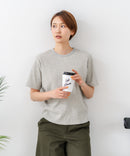【C-FORTPOINT/フォートポイント】【細見え スタイルアップ効果】細ボーダー ジャガードリブTシャツ 着痩せ きれいめ オフィス 通勤 大人カジュアル フレンチシック
