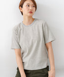 【C-FORTPOINT/フォートポイント】【細見え スタイルアップ効果】細ボーダー ジャガードリブTシャツ 着痩せ きれいめ オフィス 通勤 大人カジュアル フレンチシック