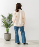 【C-FORT POINT/フォートポイント】アニマルプリント(タイガー) カレッジ スウェットトレーナー