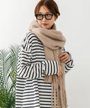 【C-FORTPOINT/フォートポイント】フリンジ使いマフラー