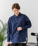 【U.S. POLO ASSN./ユーエスポロアッスン】ワンポイントロゴ刺繍 ブロードシャツ