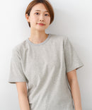【C-FORTPOINT/フォートポイント】【細見え スタイルアップ効果】細ボーダー ジャガードリブTシャツ 着痩せ きれいめ オフィス 通勤 大人カジュアル フレンチシック