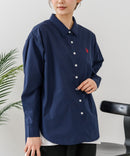 【U.S. POLO ASSN./ユーエスポロアッスン】ワンポイントロゴ刺繍 ブロードシャツ