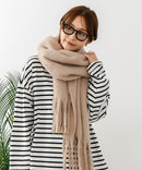 【C-FORTPOINT/フォートポイント】フリンジ使いマフラー