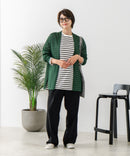 【C-FORTPOINT/フォートポイント】シャリシャリ　シアーロングカーディガン