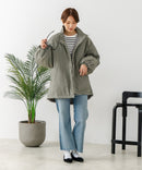 【C-FORT POINT/フォートポイント】リバーシブルスタンドブルゾン