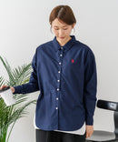 【U.S. POLO ASSN./ユーエスポロアッスン】ワンポイントロゴ刺繍 ブロードシャツ
