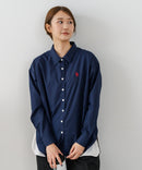 【U.S. POLO ASSN./ユーエスポロアッスン】ワンポイントロゴ刺繍 ブロードシャツ