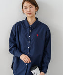 【U.S. POLO ASSN./ユーエスポロアッスン】ワンポイントロゴ刺繍 ブロードシャツ