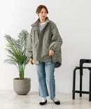【C-FORT POINT/フォートポイント】リバーシブルスタンドブルゾン