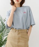 【sanrio/サンリオ】【ゆったりルーズシルエット】日焼けキャラクター サガラ刺繍Tシャツ ハローキティ クロミ ポチャッコ y2k 平成レトロ