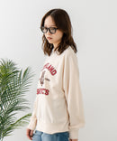 【C-FORT POINT/フォートポイント】アニマルプリント(タイガー) カレッジ スウェットトレーナー